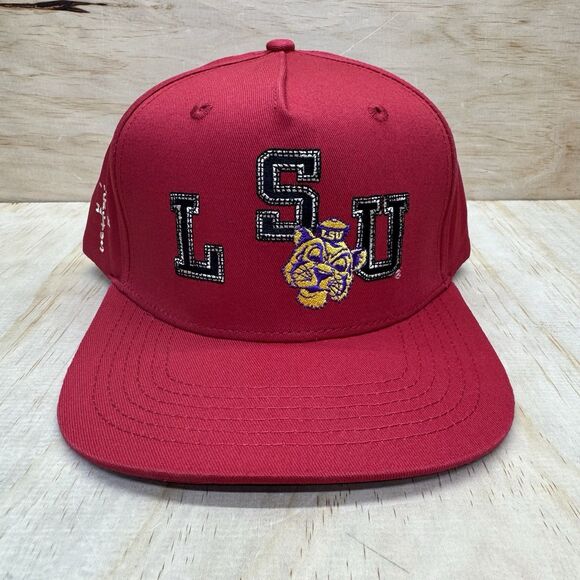 NEW LSU Tigers Travis Scott Cactus Jack x Mitchell Ness Snapback Hat - Picture 1 of 9